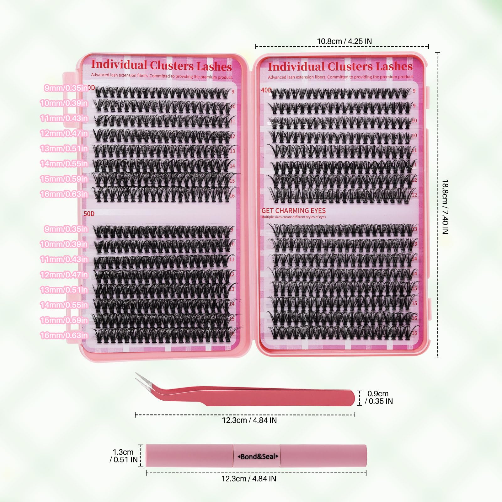 RITALASH lash bond and seal provide durable waterproof hold.