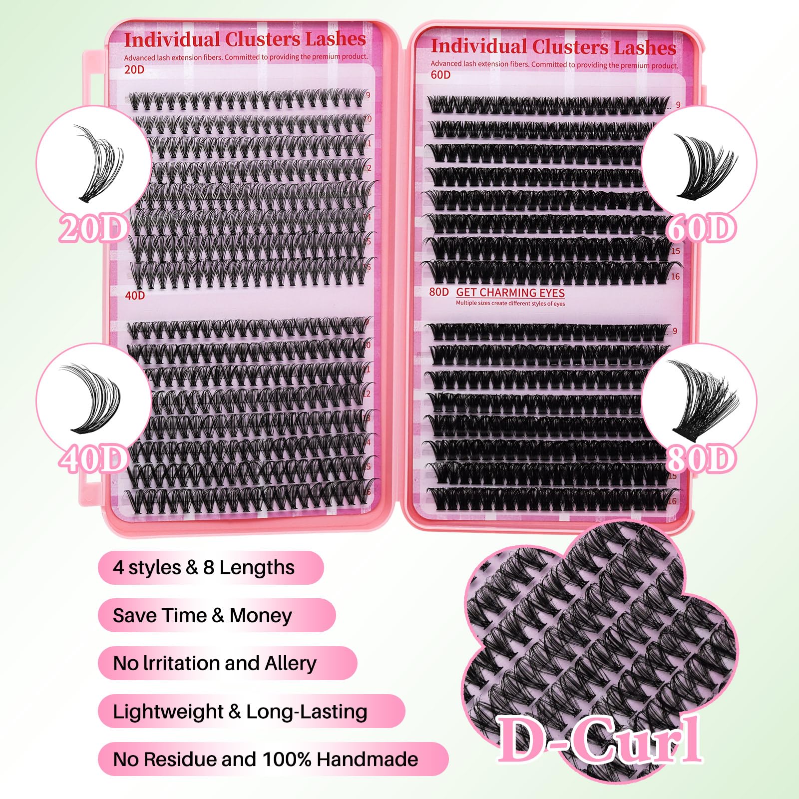 RITALASH high-quality PBT fibers deliver soft, lightweight lashes.