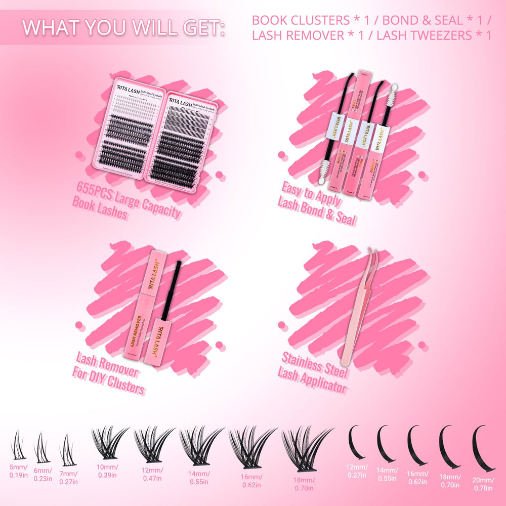 RITALASH lash tweezers ensure precise, gap-free placement for cleaner results