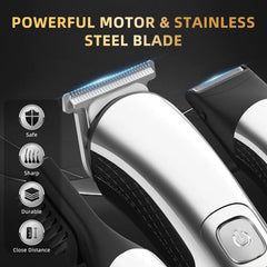Ritarga cordless grooming kit with fast USB-C charging for quick ready use