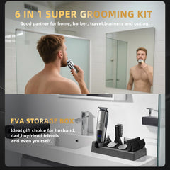Ritarga waterproof IPX7 design enables wet or dry trimming convenience