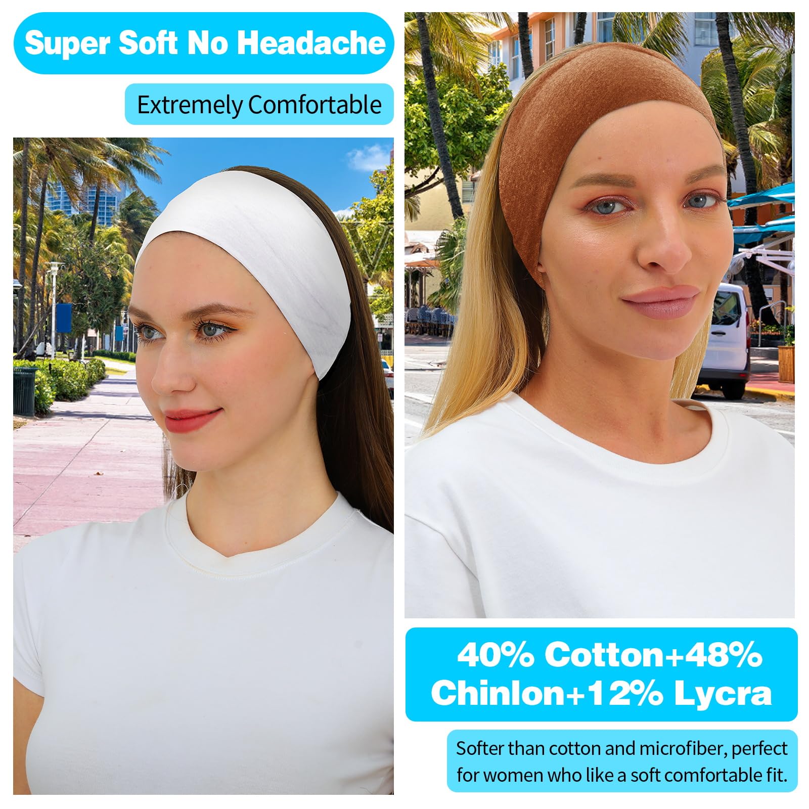 Bandana RITOPER para spa y relajación, suave al tacto