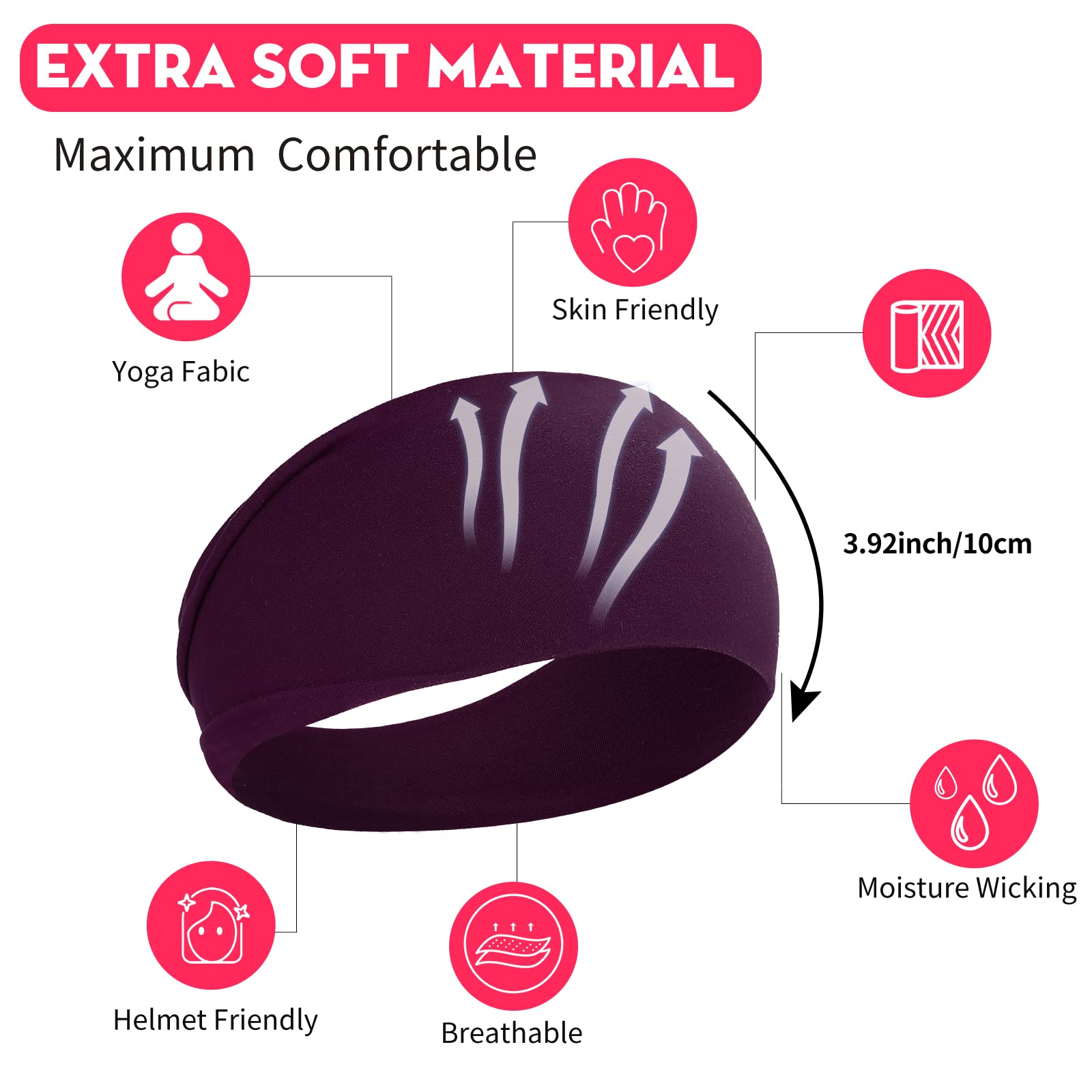 Banda para entrenamiento RITOPER: ideal para correr y entrenar con sudor controlado.