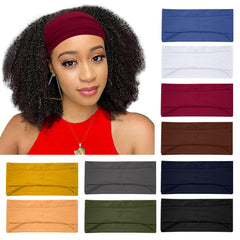RITOPER diadema para cabello ancho, antideslizante y cómoda para entrenamiento.