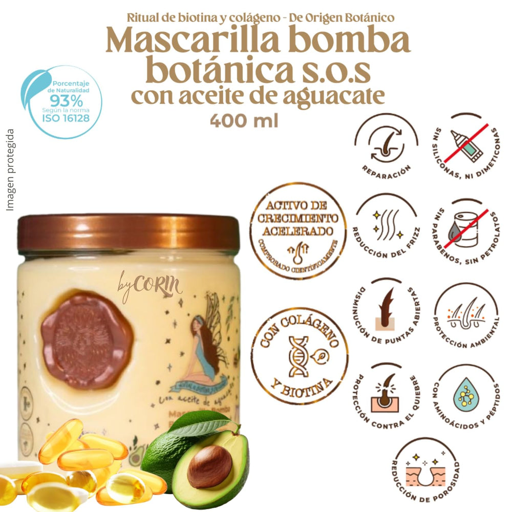 Ritual Botanico Botanical SOS Mask with collagen and biotin for resilience