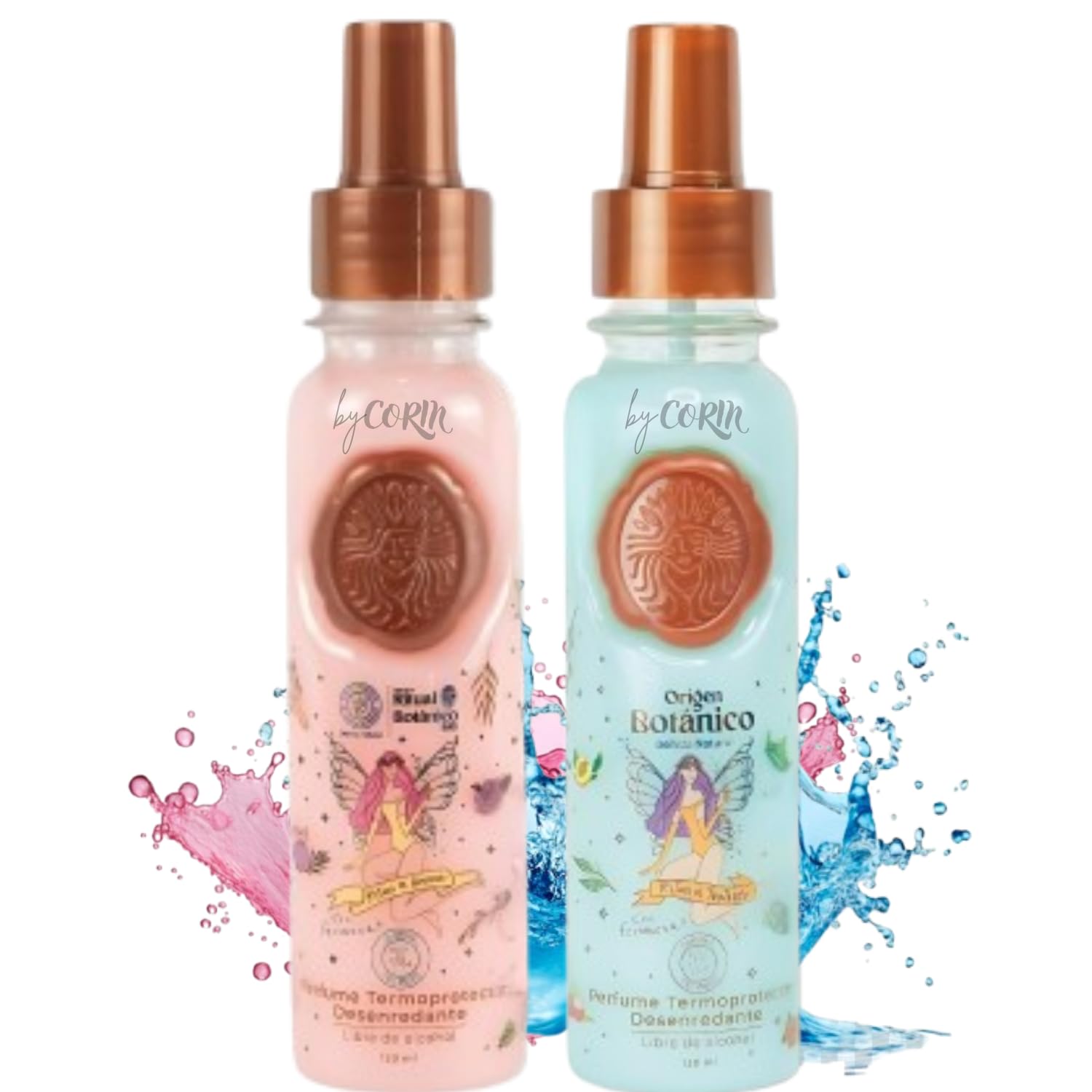 Ritual Botanico Seducción Rosa: botella rosa, aroma floral para el cabello.