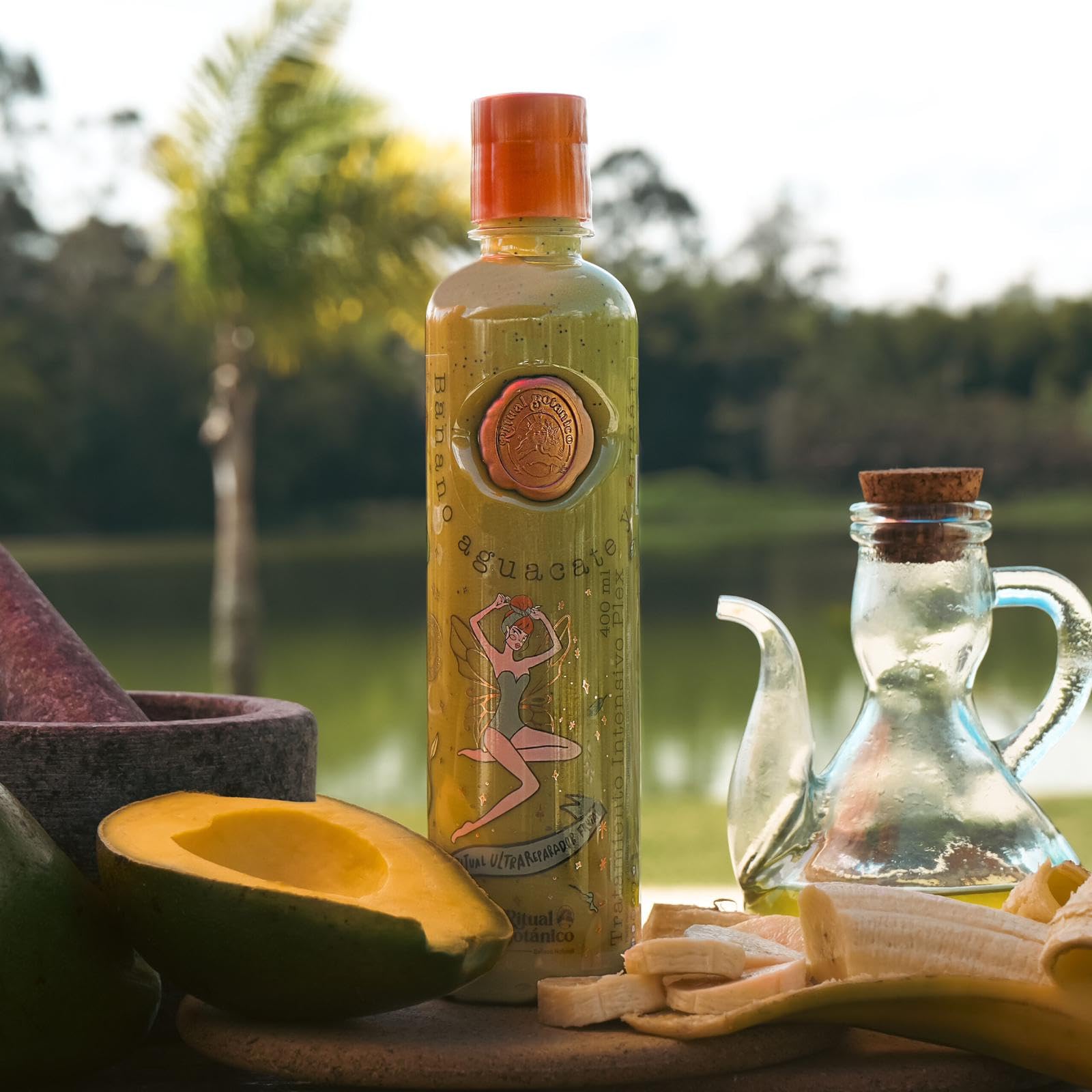 Ritual Botanico Fruity SOS Treatment jar with banana and avocado for hydration