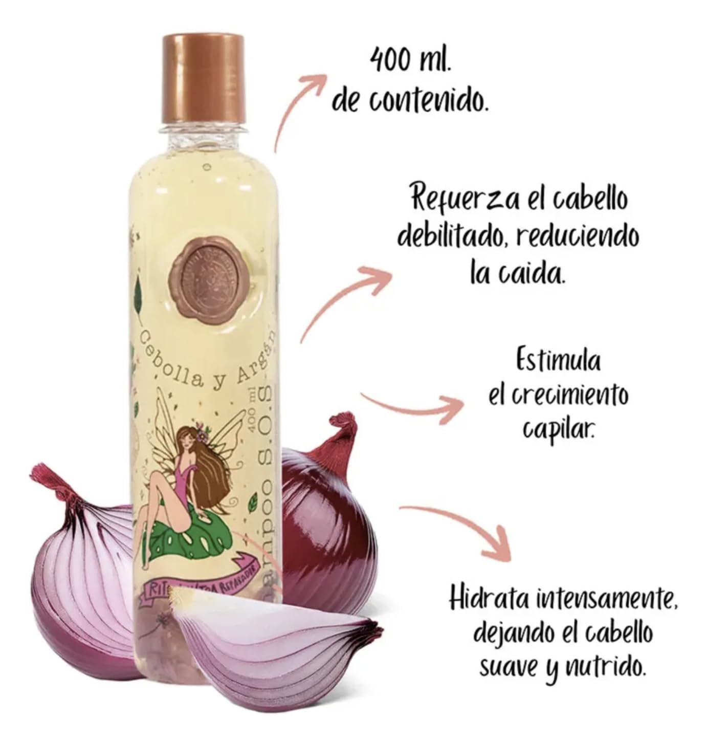 Masaje suave en cabello húmedo para facilitar peinado y suavidad