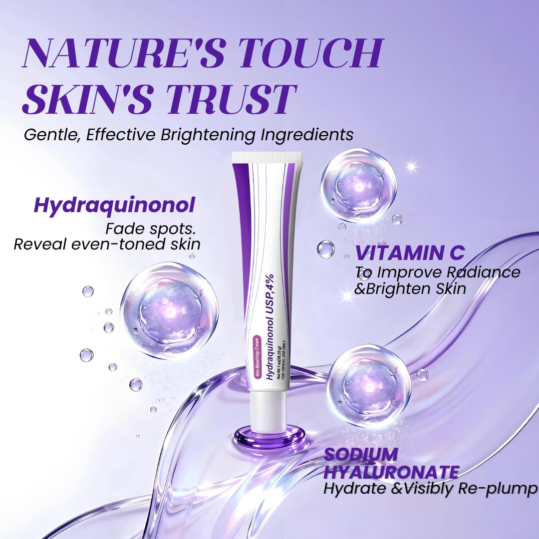 Vegan cruelty-free label on Rivocoda Hydraquinonol Cream packaging.