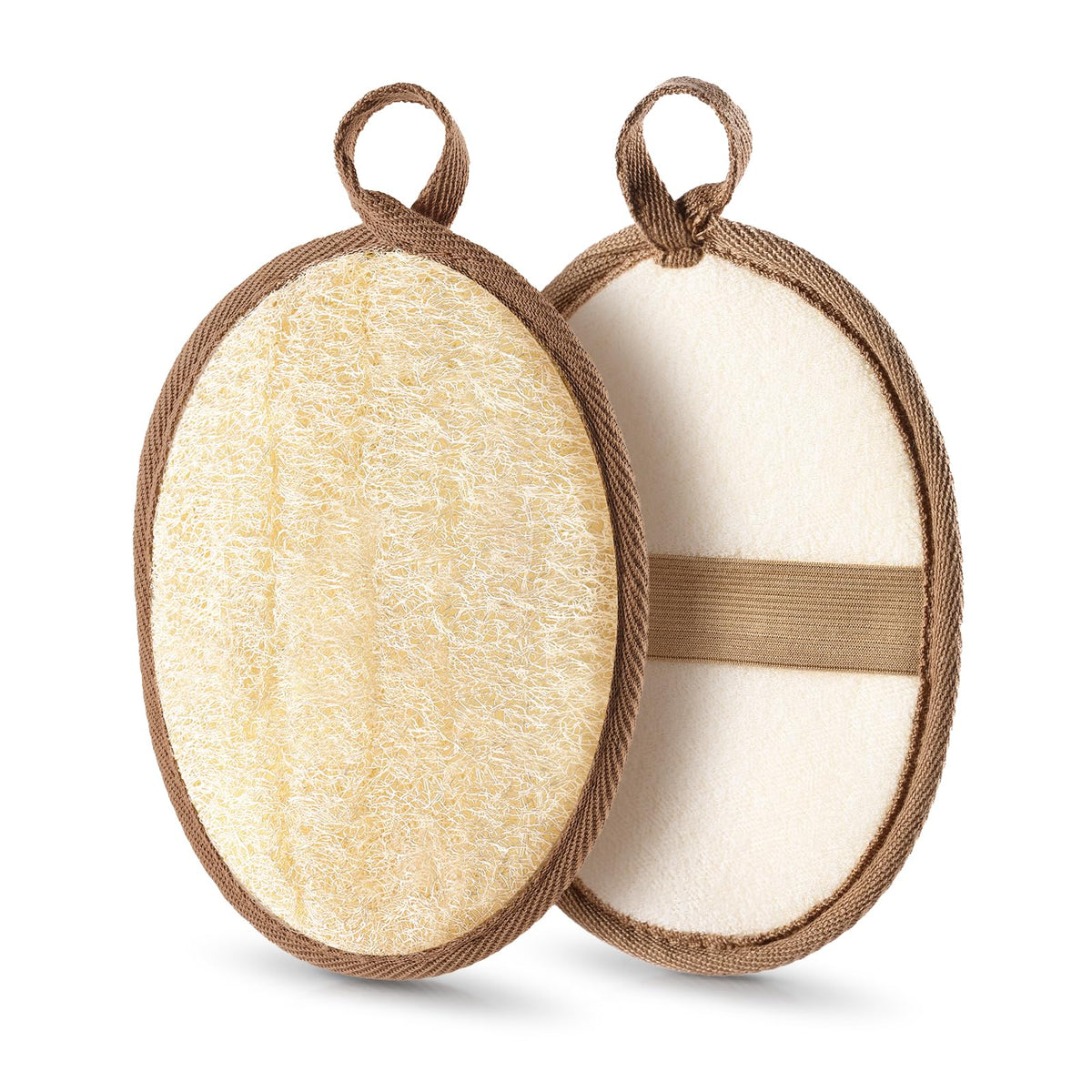 RIYNIBIY natural Egyptian loofah sponge exfoliating for smoother skin