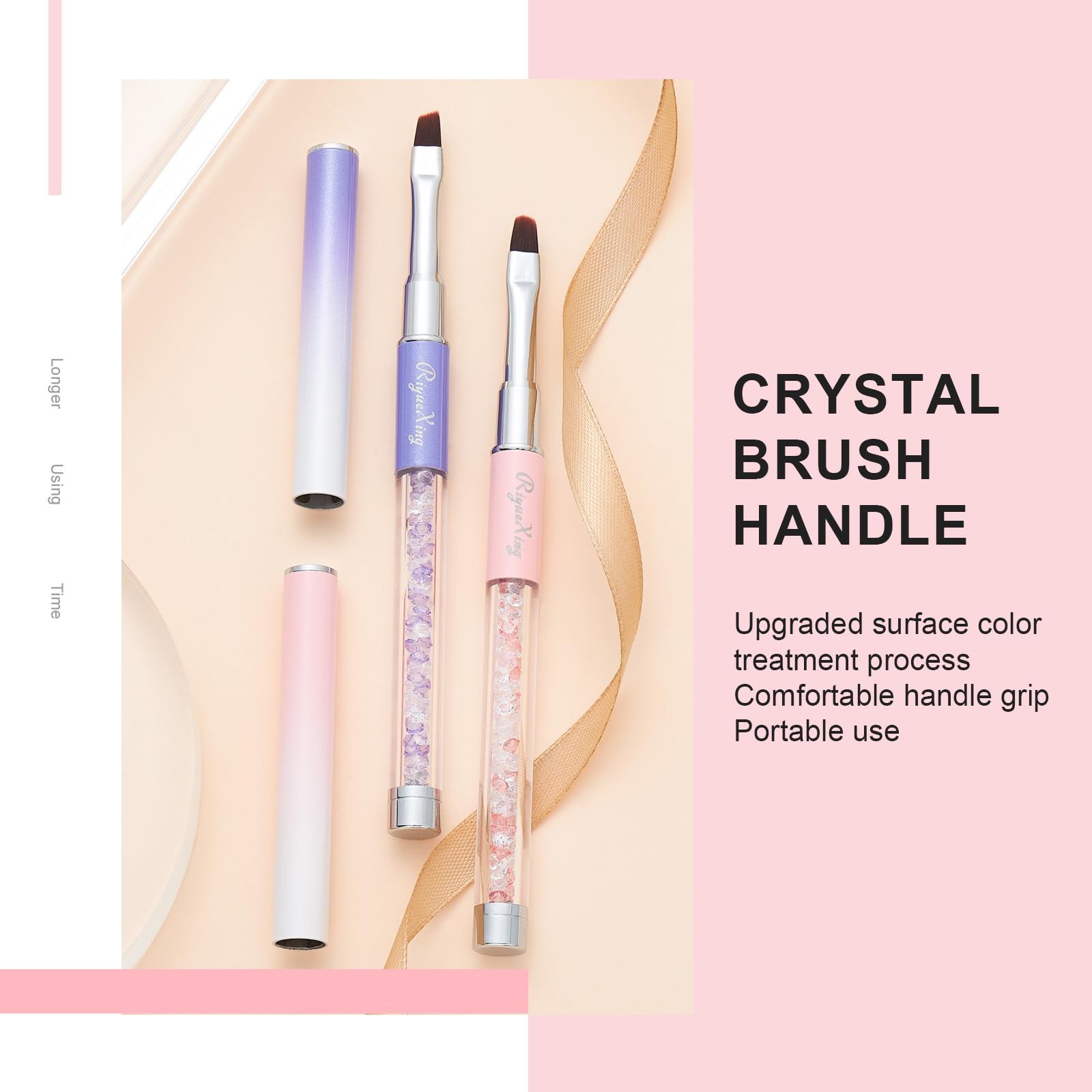 RIYUEXING angled tip enables precise cleanup along nail edges