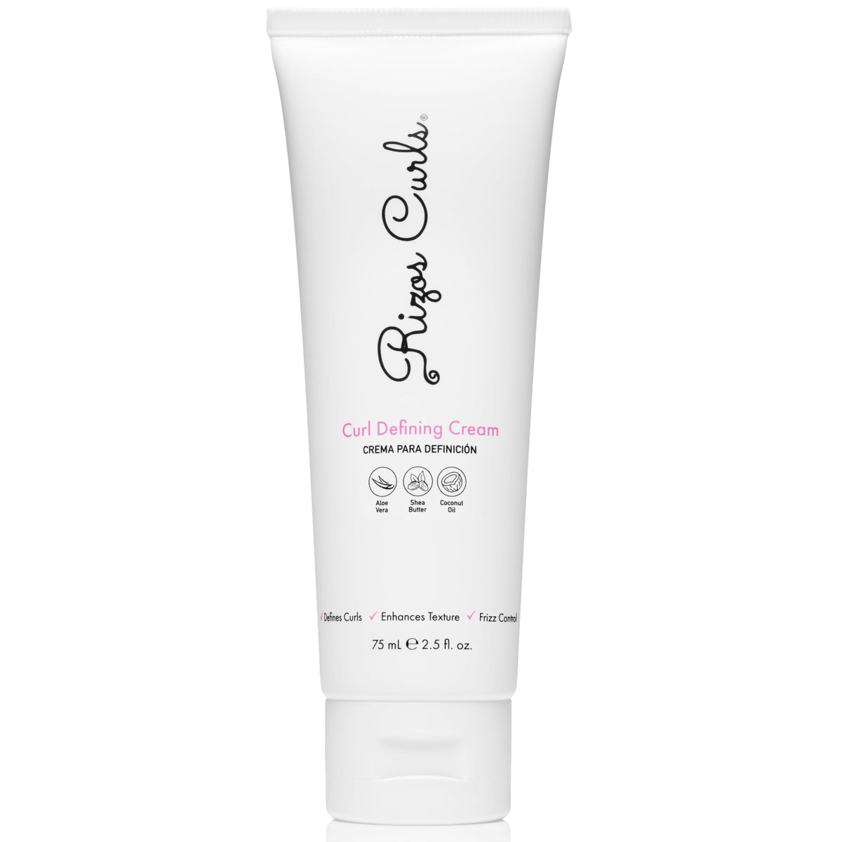 Rizos Curls crema de viaje en botella 74ml, definición suave y brillo.