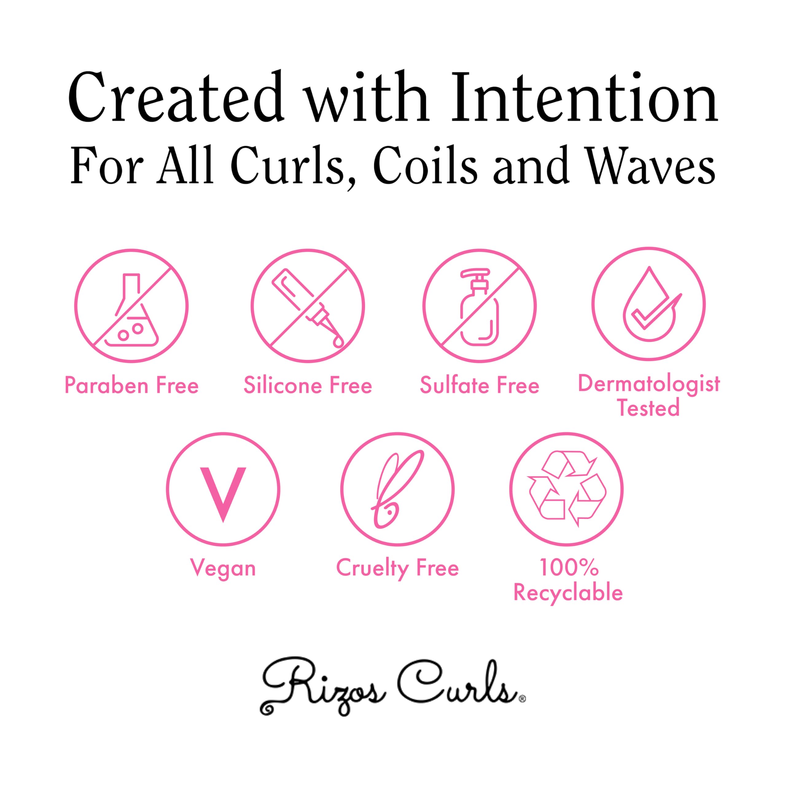 Rizos Curls Gel envase de 8 oz, práctico y fácil de usar.