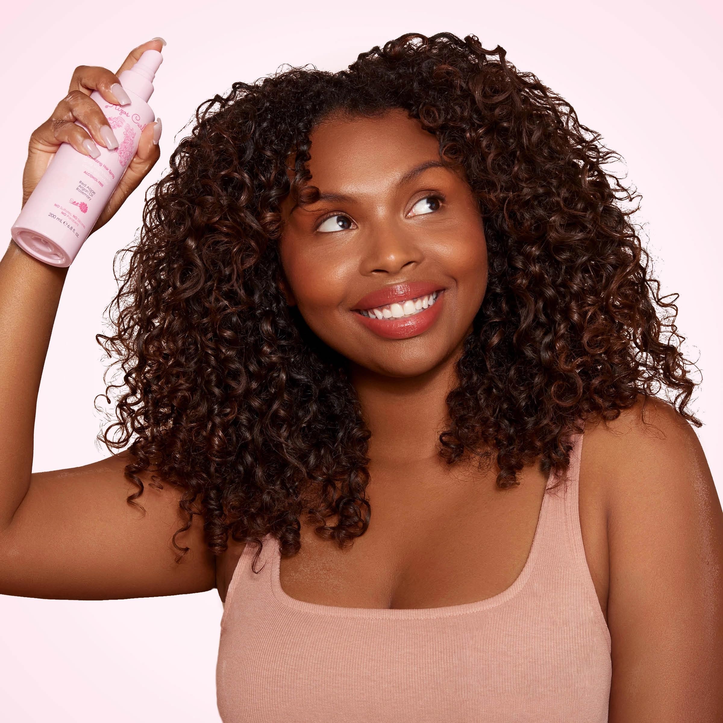 Rizos Curls Spray sin Alcohol, control del frizz para rizos y ondas