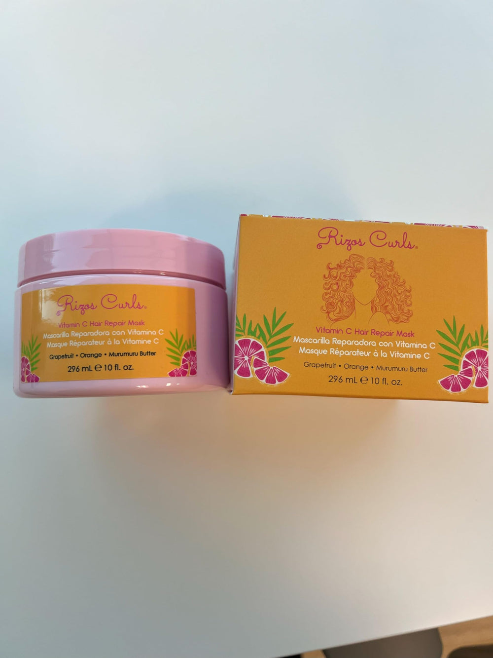 Rizos Curls Vitamin C Hair Repair Mask finished hair shows healthy shine