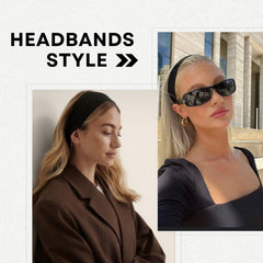 RJMBMUP Bandas para cabello de algodón grises, ideales para combinar con outfits.
