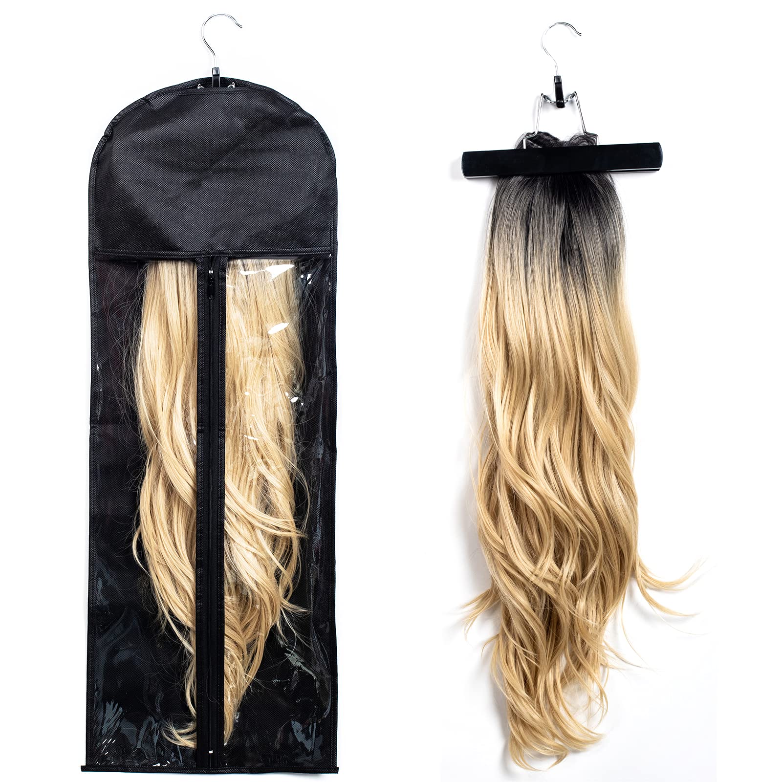RJMBMUP extra-long extension holder bag with hanger for organized storage.