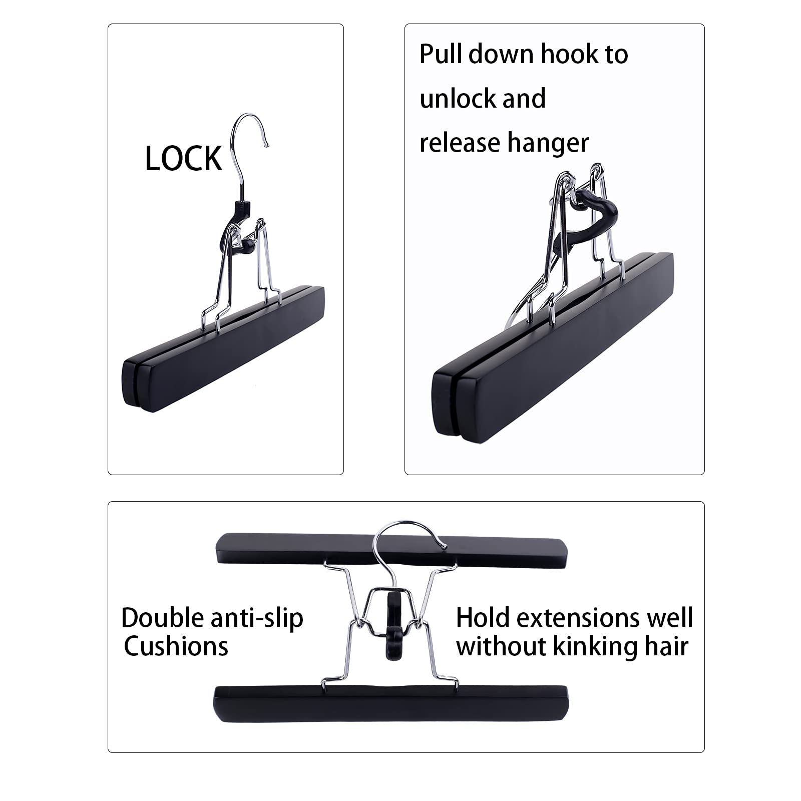 RJMBMUP nonwoven fabric storage bag protects extensions from dust.