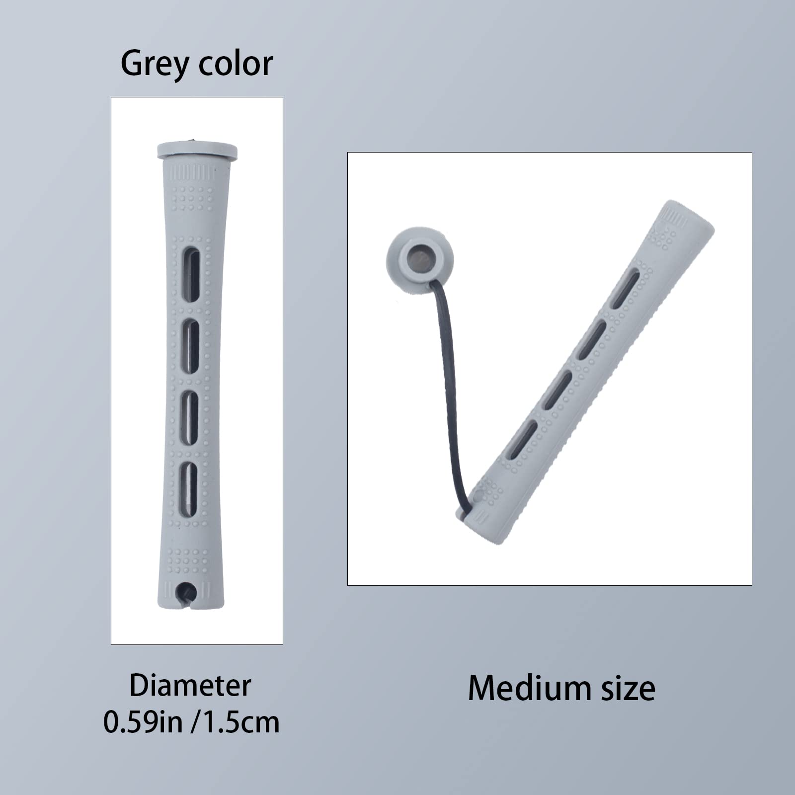 RJMBMUP perm rods closeup reveals durable plastic and smooth finish for reliable curls