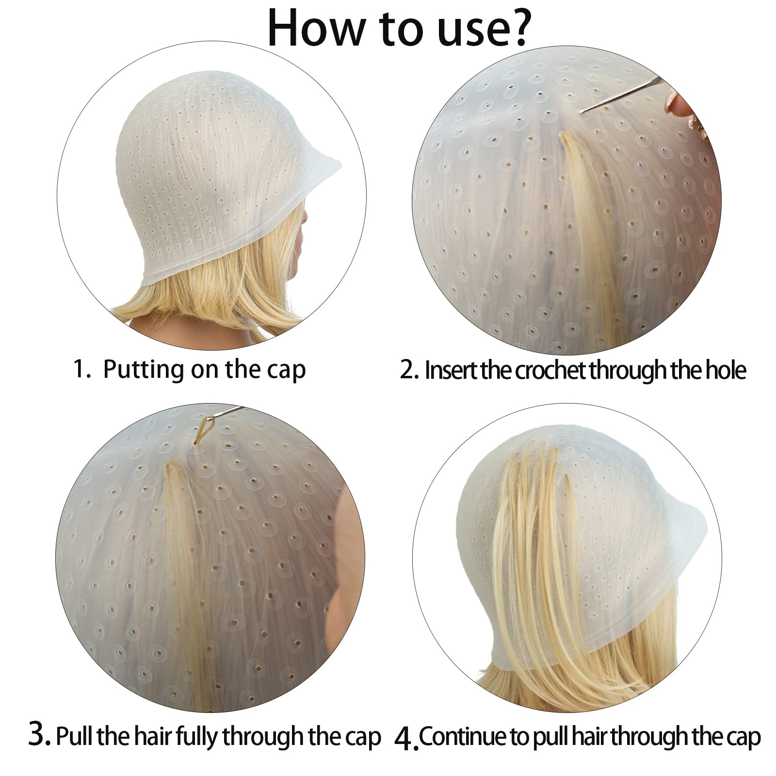 RJMBMUP silicone cap material is flexible and reusable for many sessions