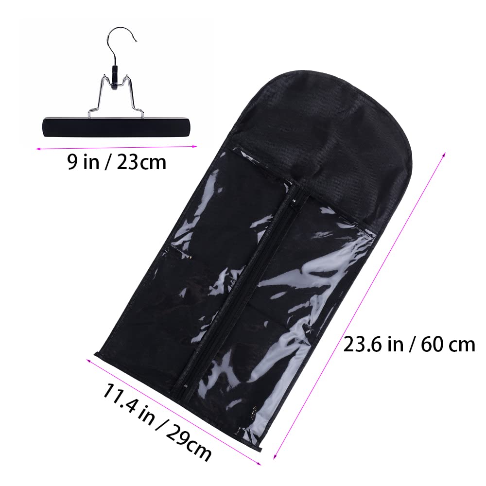 RJMBMUP storage bag with transparent front for quick selection