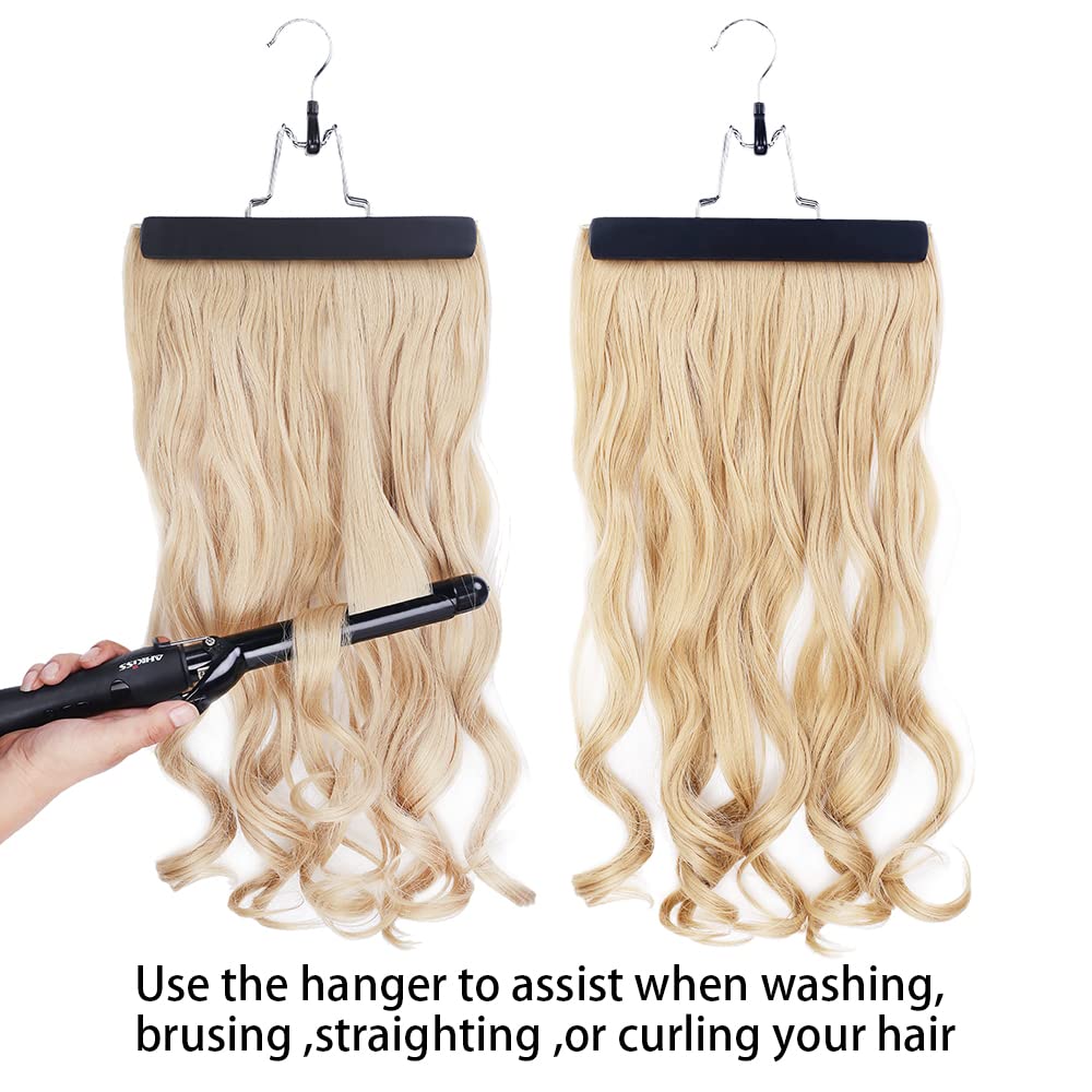 RJMBMUP wooden hanger provides sturdy support for bundles