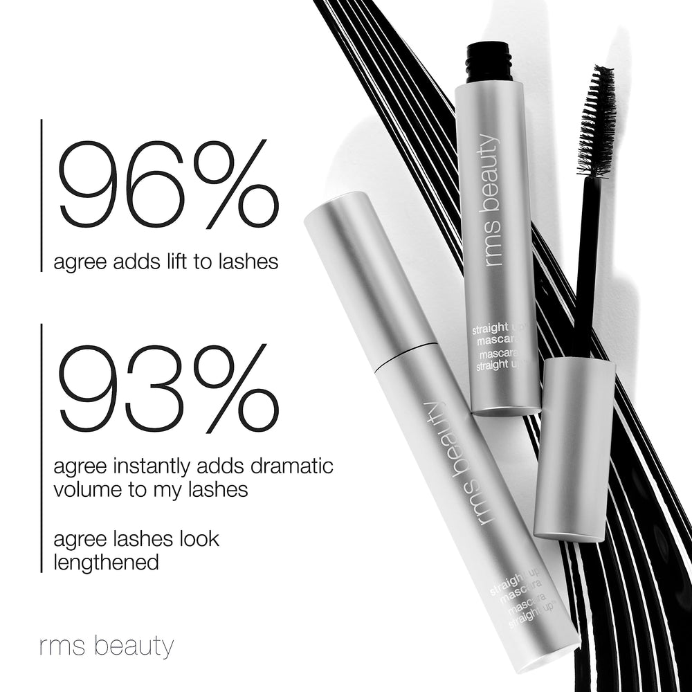 RMS Beauty Straight Up Volumizing Mascara: textura suave para uso diario