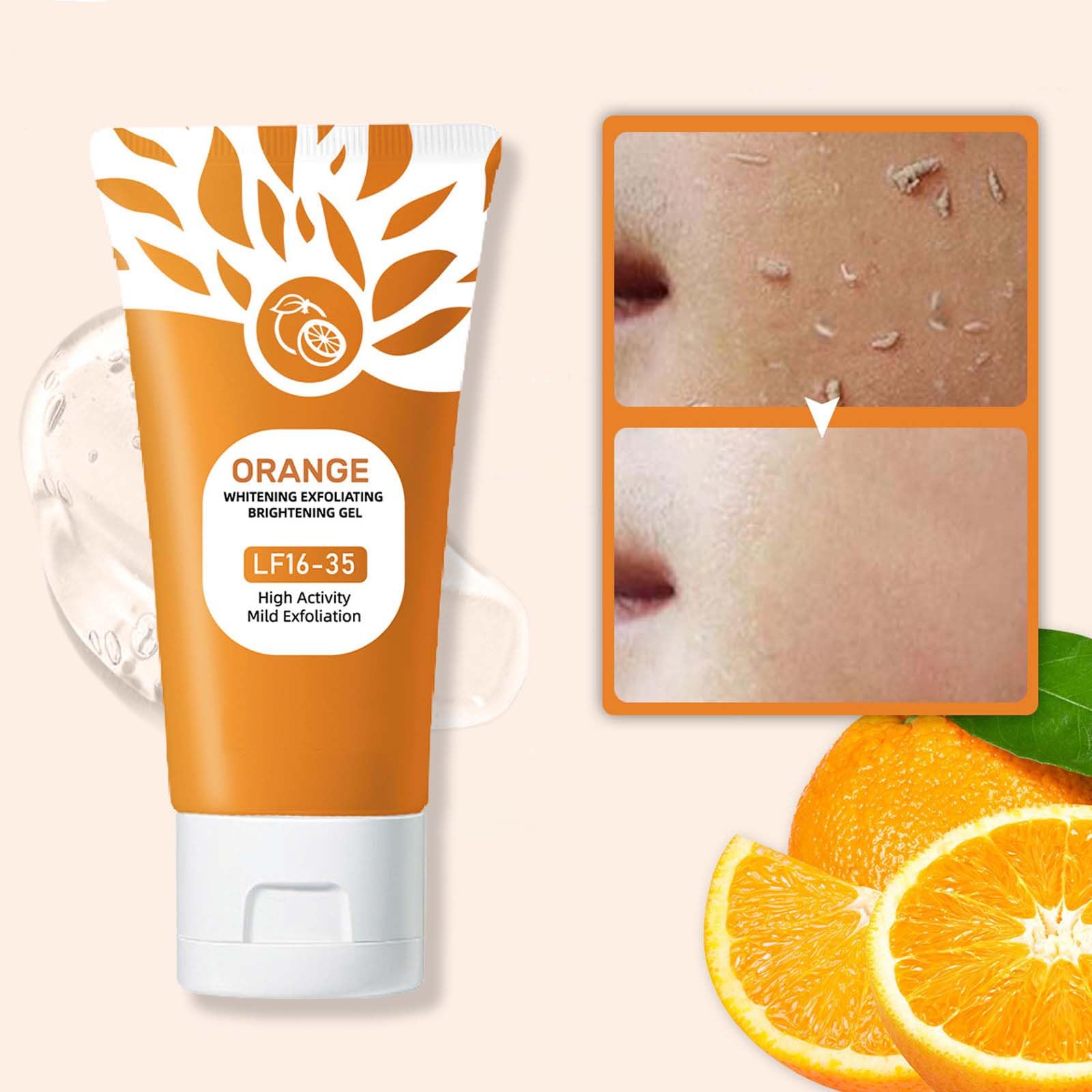 RnemiTe-amo gel exfoliante de naranja: uso en cuerpo para suavizar la piel