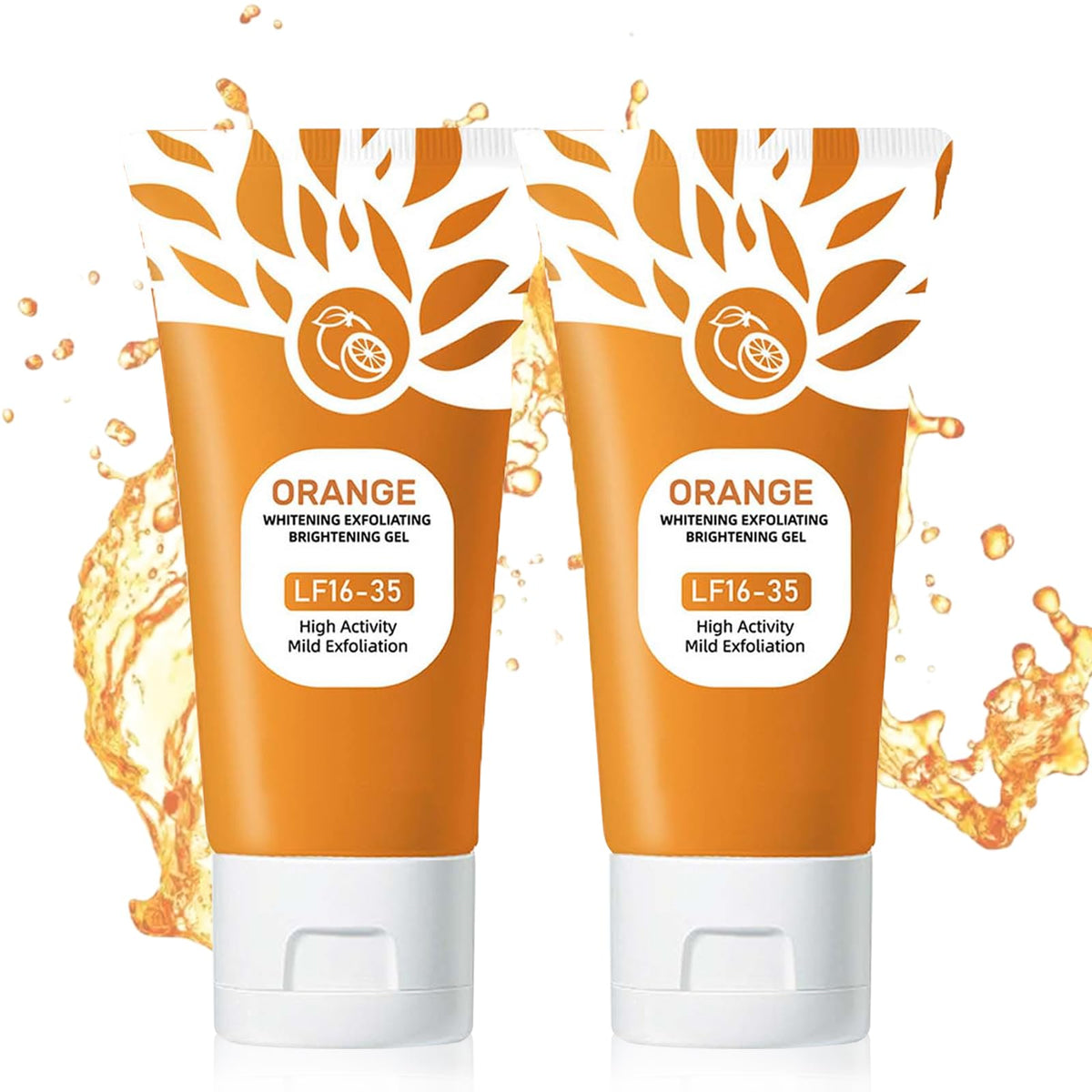 RnemiTe-amo gel exfoliante de naranja: empaque compacto para rostro y cuerpo
