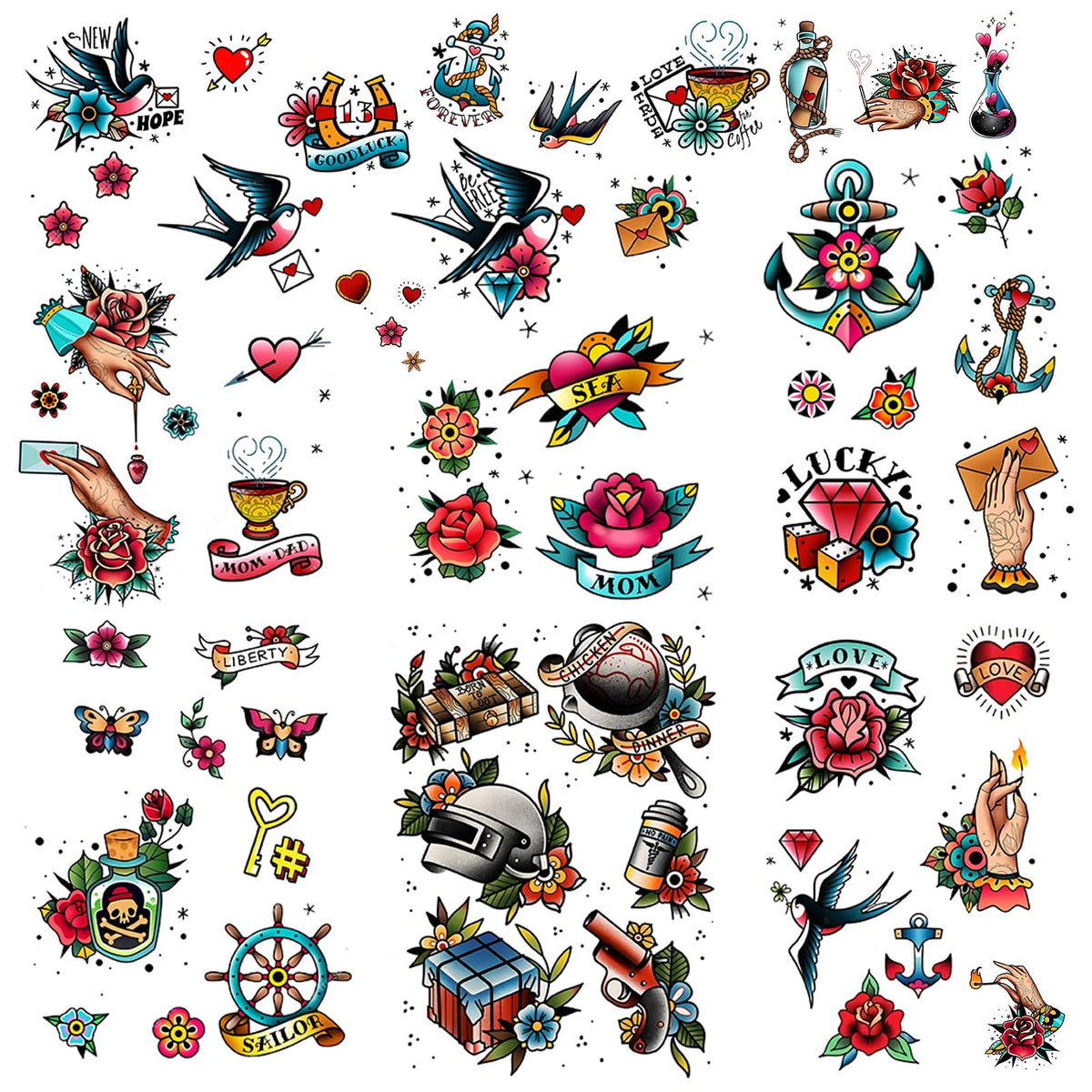 Roarhowl 51-design tattoos for quick, style-friendly body art