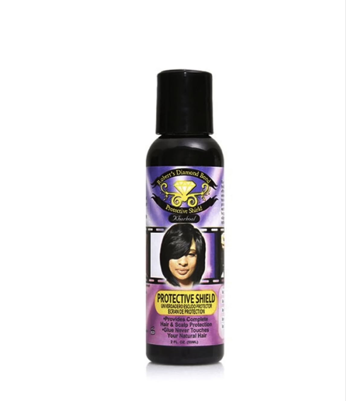 Roberts Diamond Bond Shield closeup highlights damage-free hair protection.