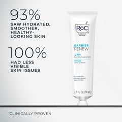 RoC Barrier Renew lipopeptidos ayudan a suavizar la textura de la piel.