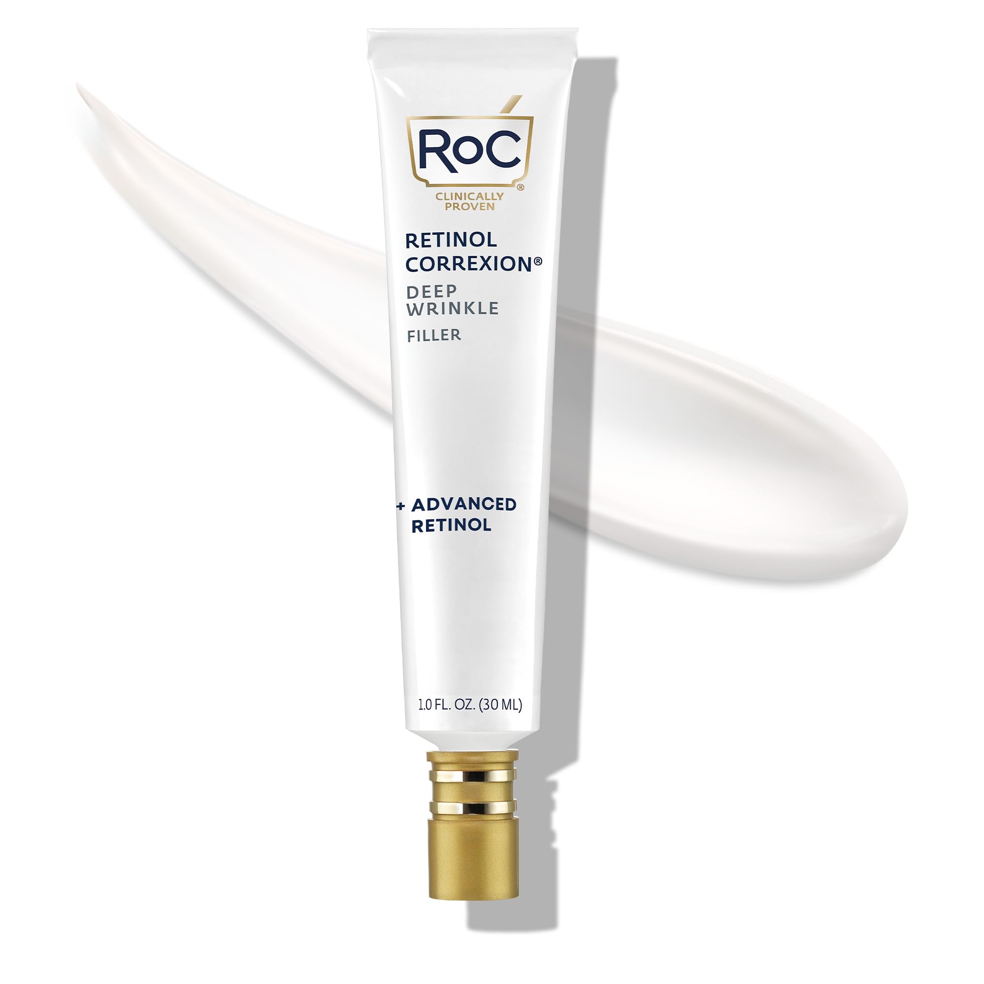 RoC Correxion deep wrinkle filler bottle for daily use, hydrating serum