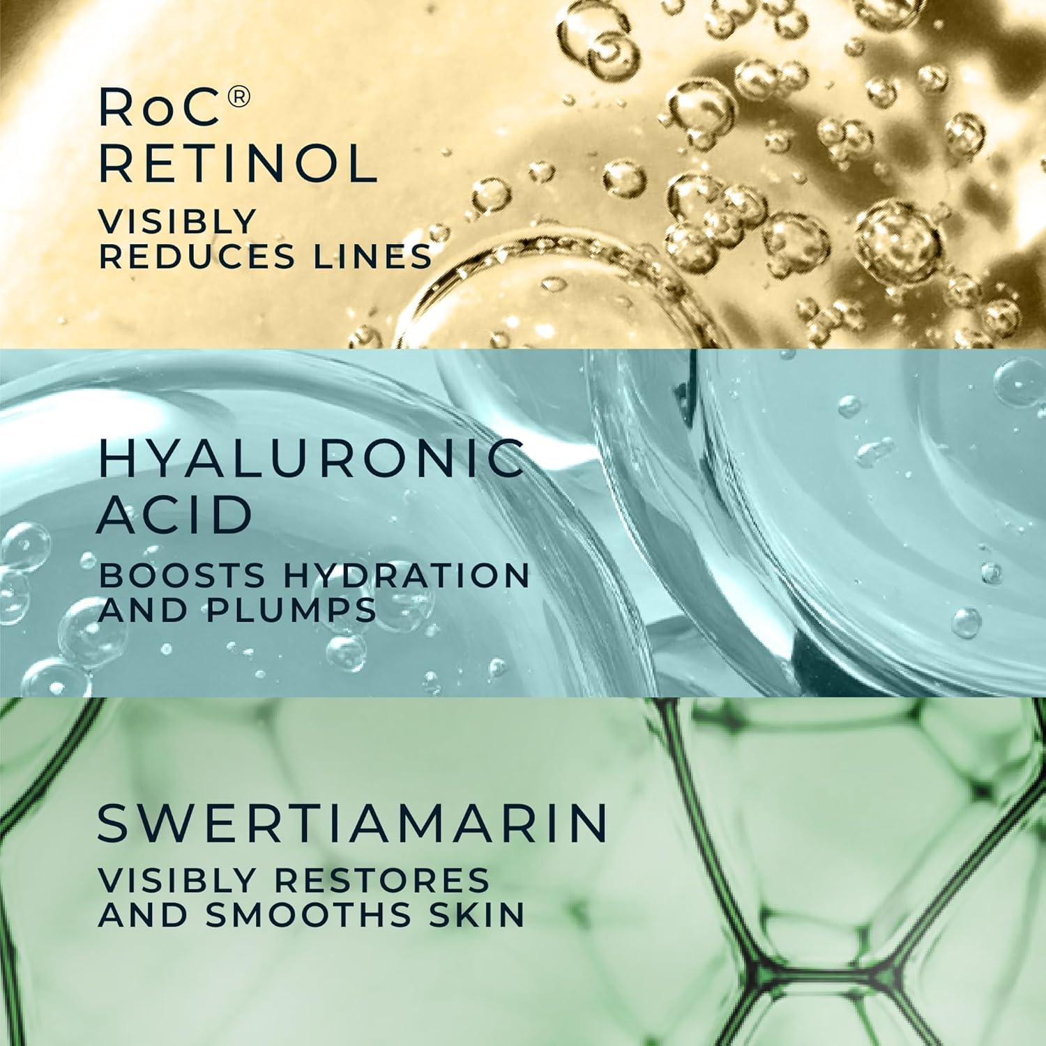 RoC anti-aging skincare line supports daily improvement.