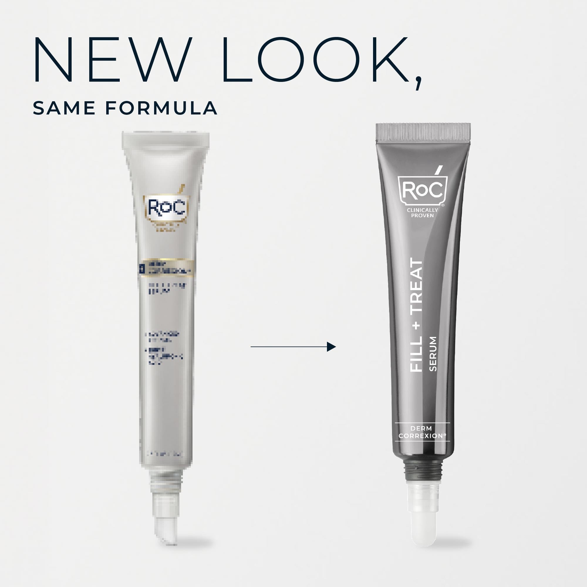 RoC Derm Correxion serum pump enables controlled, precise application to target lines.