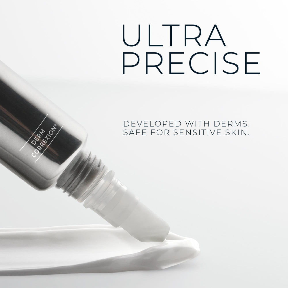 RoC Derm Correxion serum close-up highlights hyaluronic acid components.