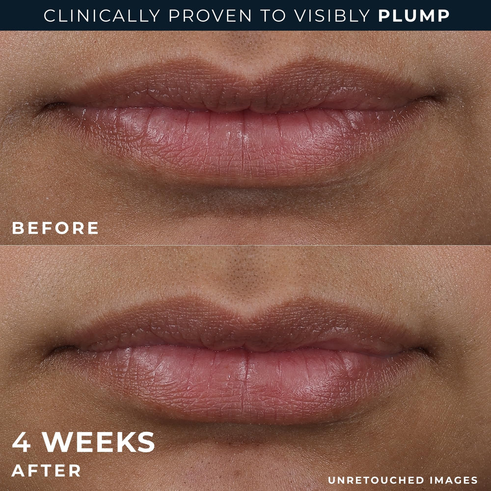 Travel-friendly RoC Lip Volumizer outer packette for on-the-go care