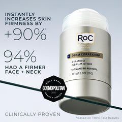 RoC Derm Correxion Retinol Firming Serum Stick around the eyes for targeted smoothness.