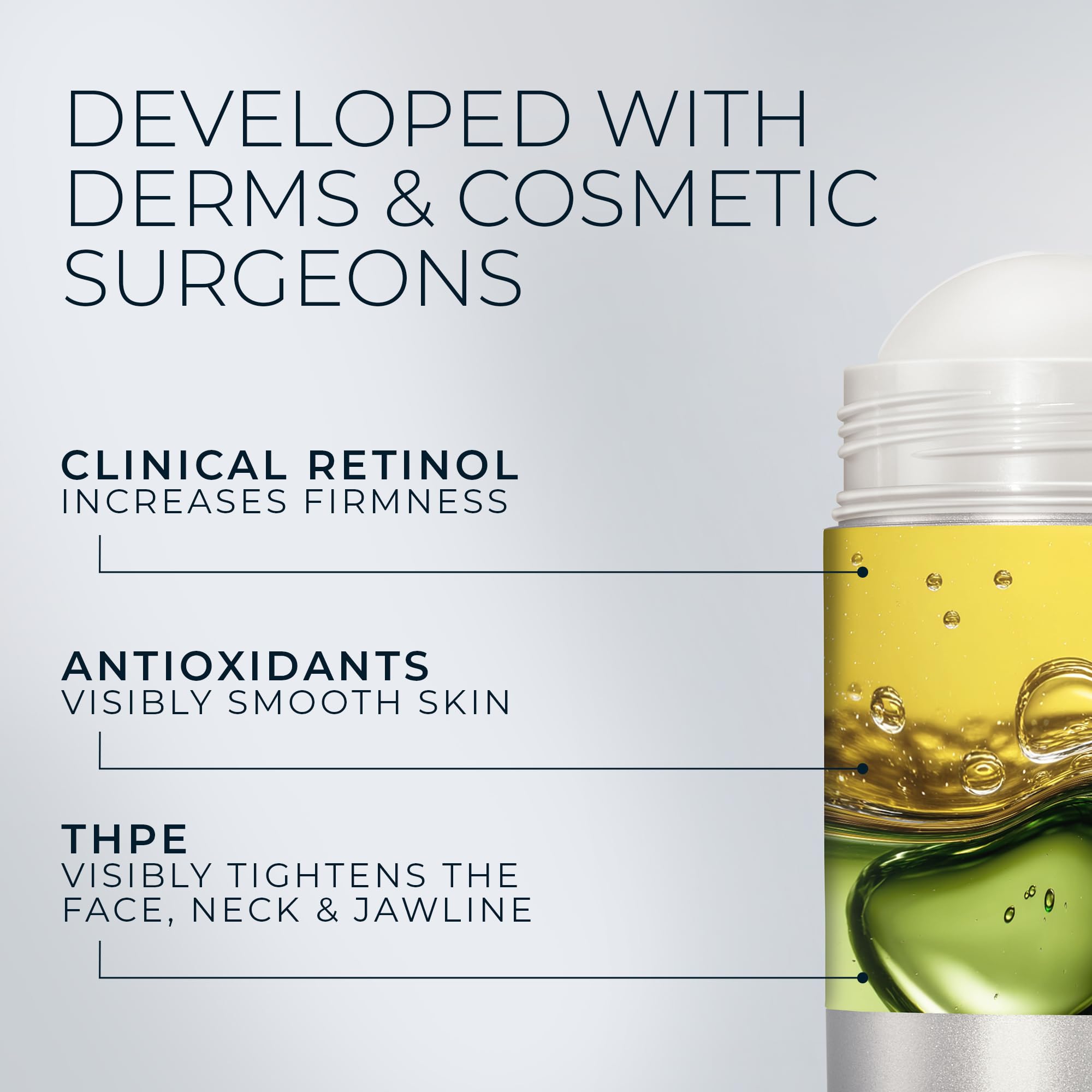 RoC Retinol Eye Cream Packette complements the serum stick for complete care.