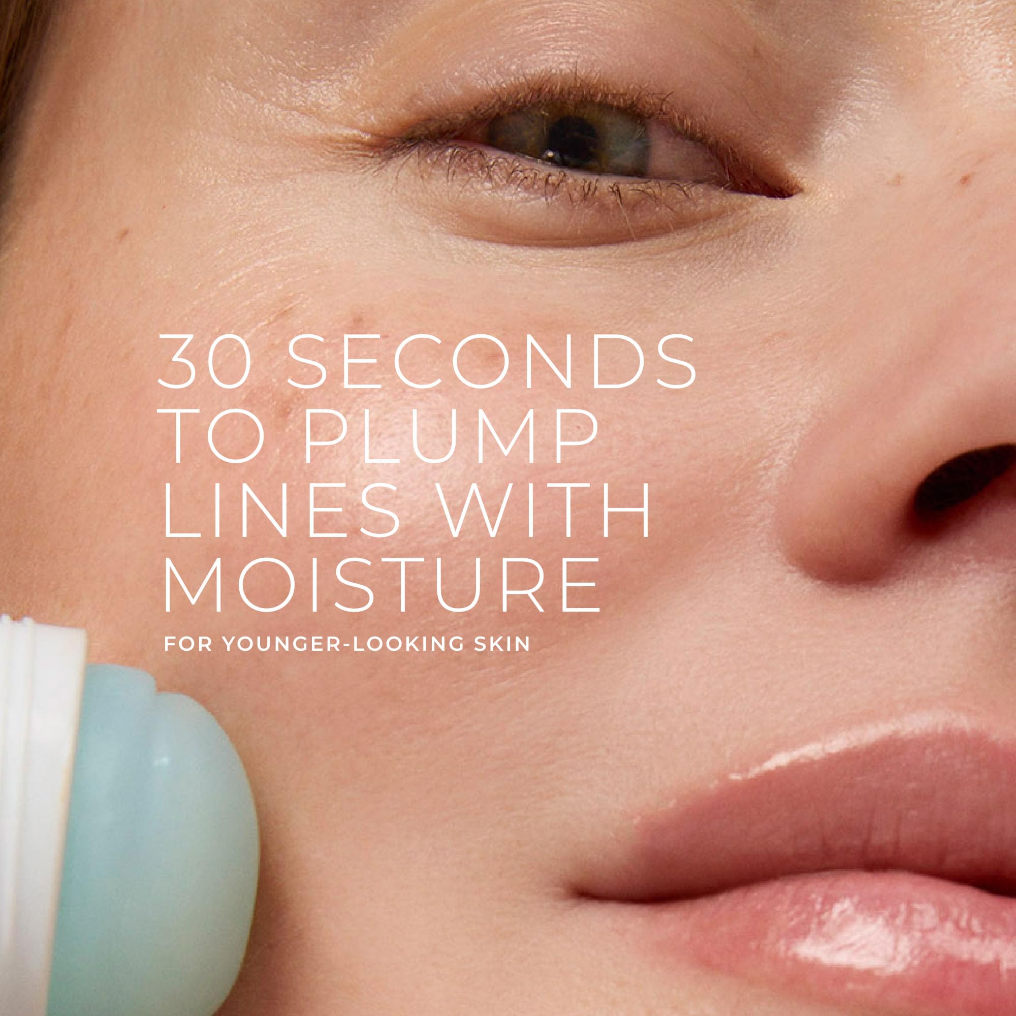 RoC Serum Stick close-up highlighting seven forms of hyaluronic acid for deep hydration
