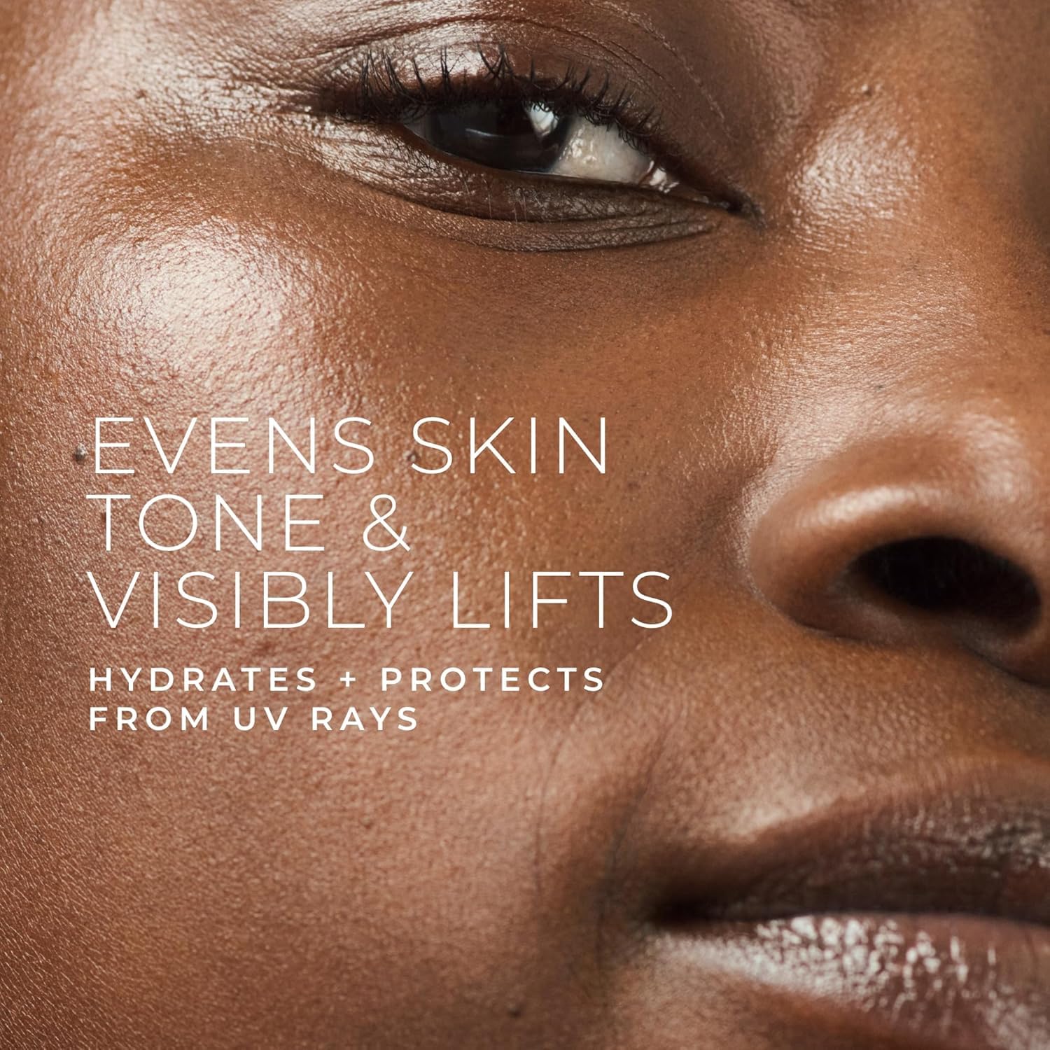 RoC moisturizer applied on skin illustrating an easy daily routine.