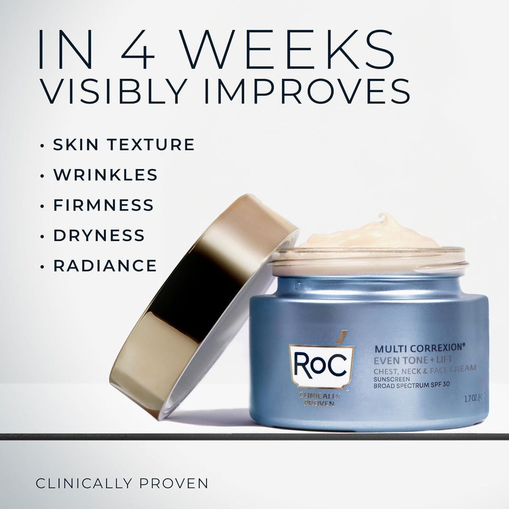 RoC morning routine scene with cleanser and cream application