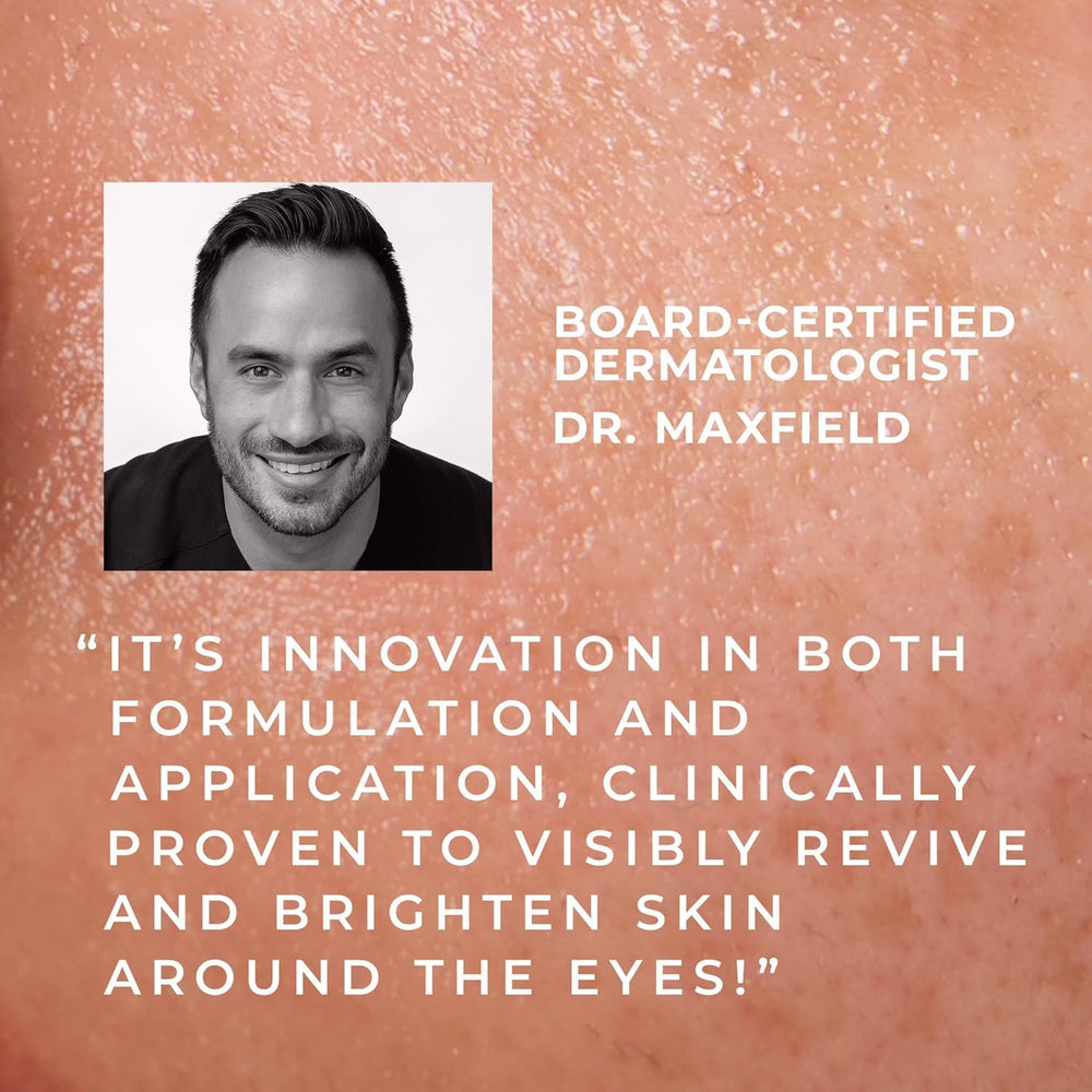 RoC radiance and smoothness visual highlighting revitalized under-eye look