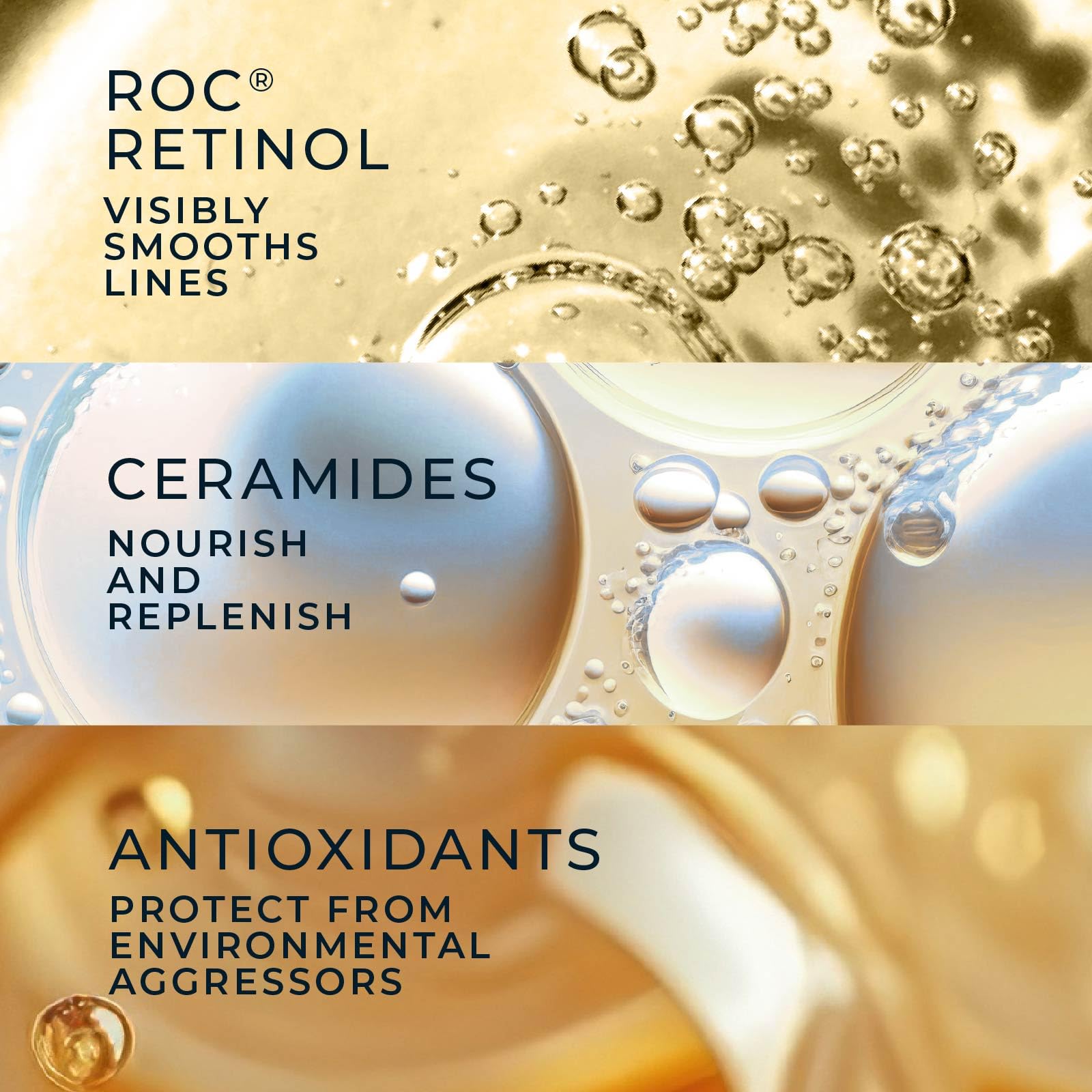 Airtight capsule protects retinol freshness