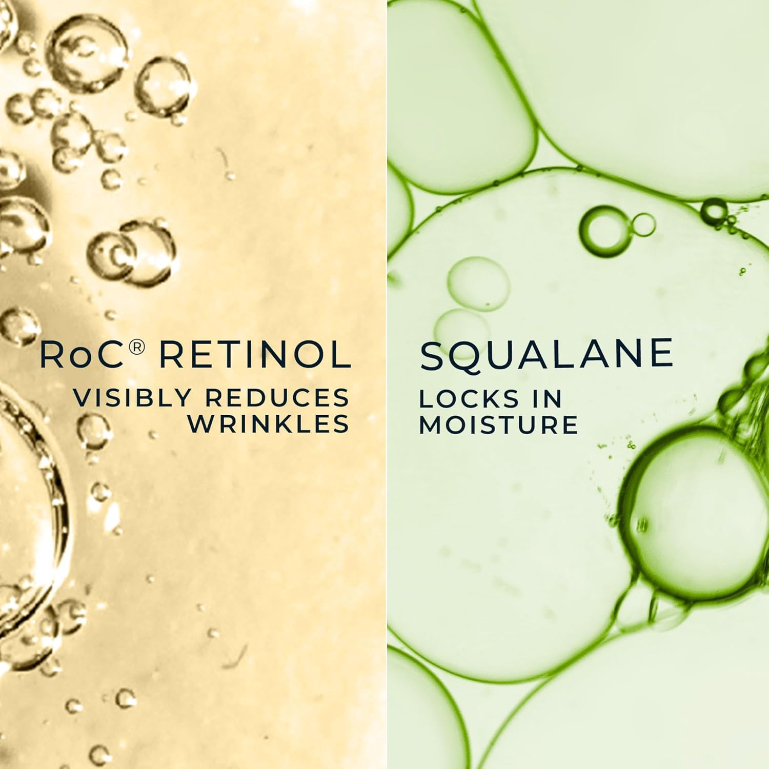 RoC Retinol Correxion, textura sedosa, ideal para uso nocturno.
