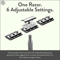 Rockwell 6C heavy weight design for stable, effortless grooming