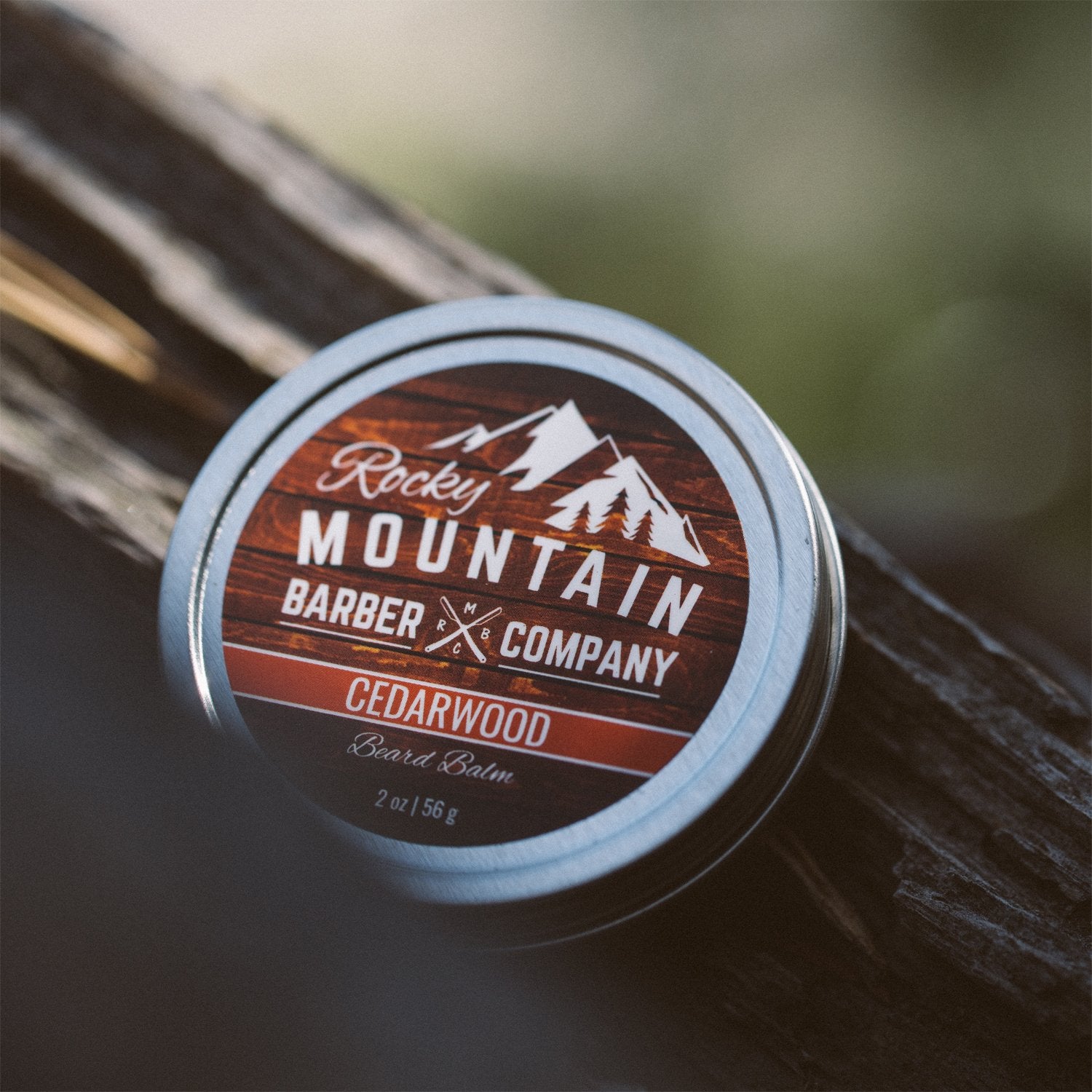 Rocky Mountain Barber Company Beard Balm with simple ingredients for clean care.