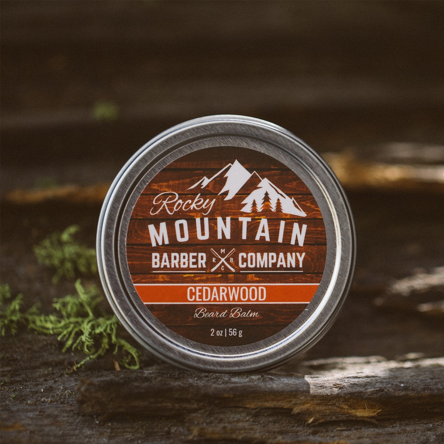 Rocky Mountain Barber Company Beard Balm includes tea tree and coconut oil for conditioning.