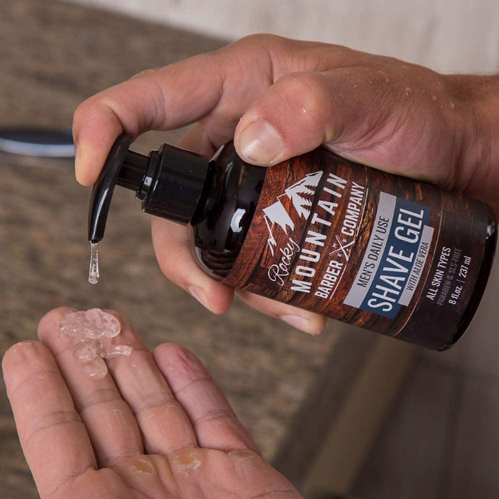Rocky Mountain clear shave gel delivers smooth glide