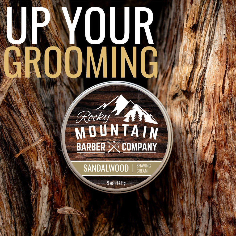 Rocky Mountain Barber Co sandalwood ingredients close-up